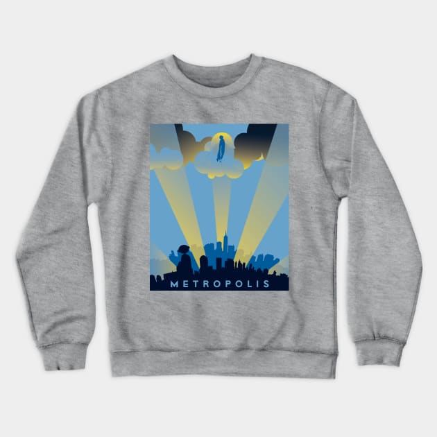 Metropolis Crewneck Sweatshirt by DGNGraphix